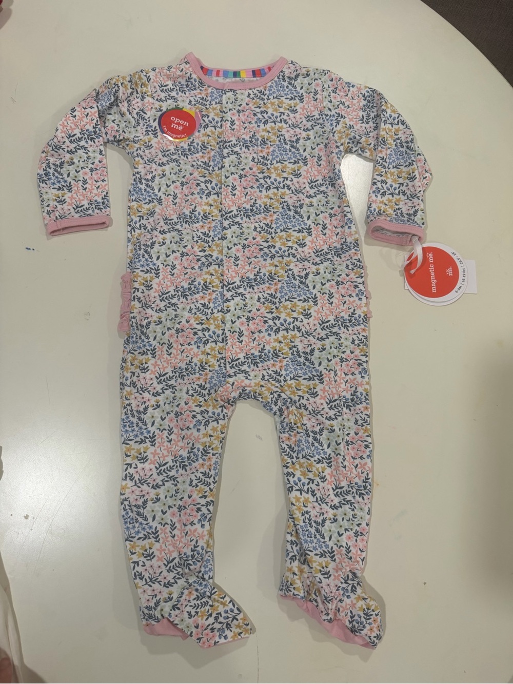 MagneticMe floral footie, NWT